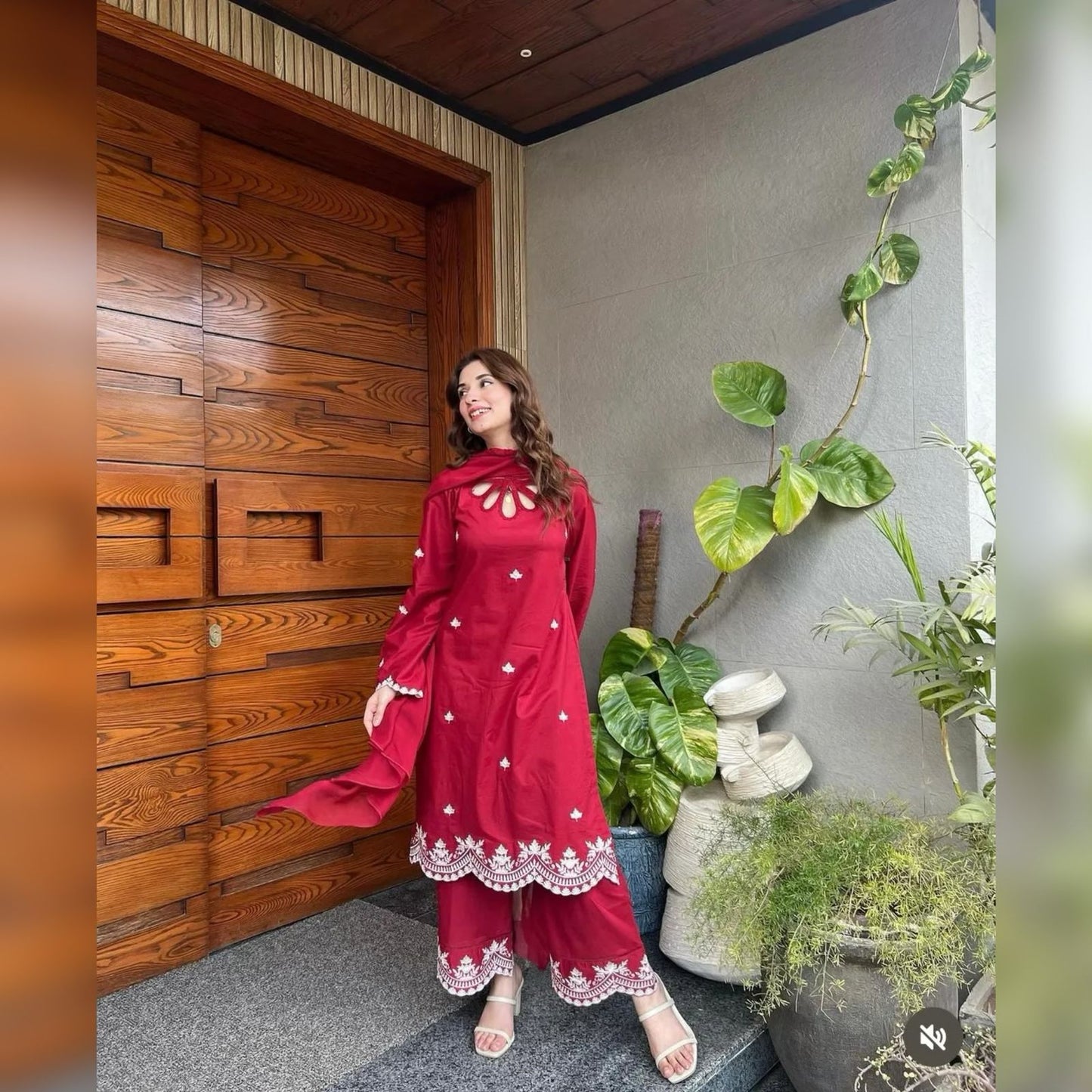 Red Rose Three Piece