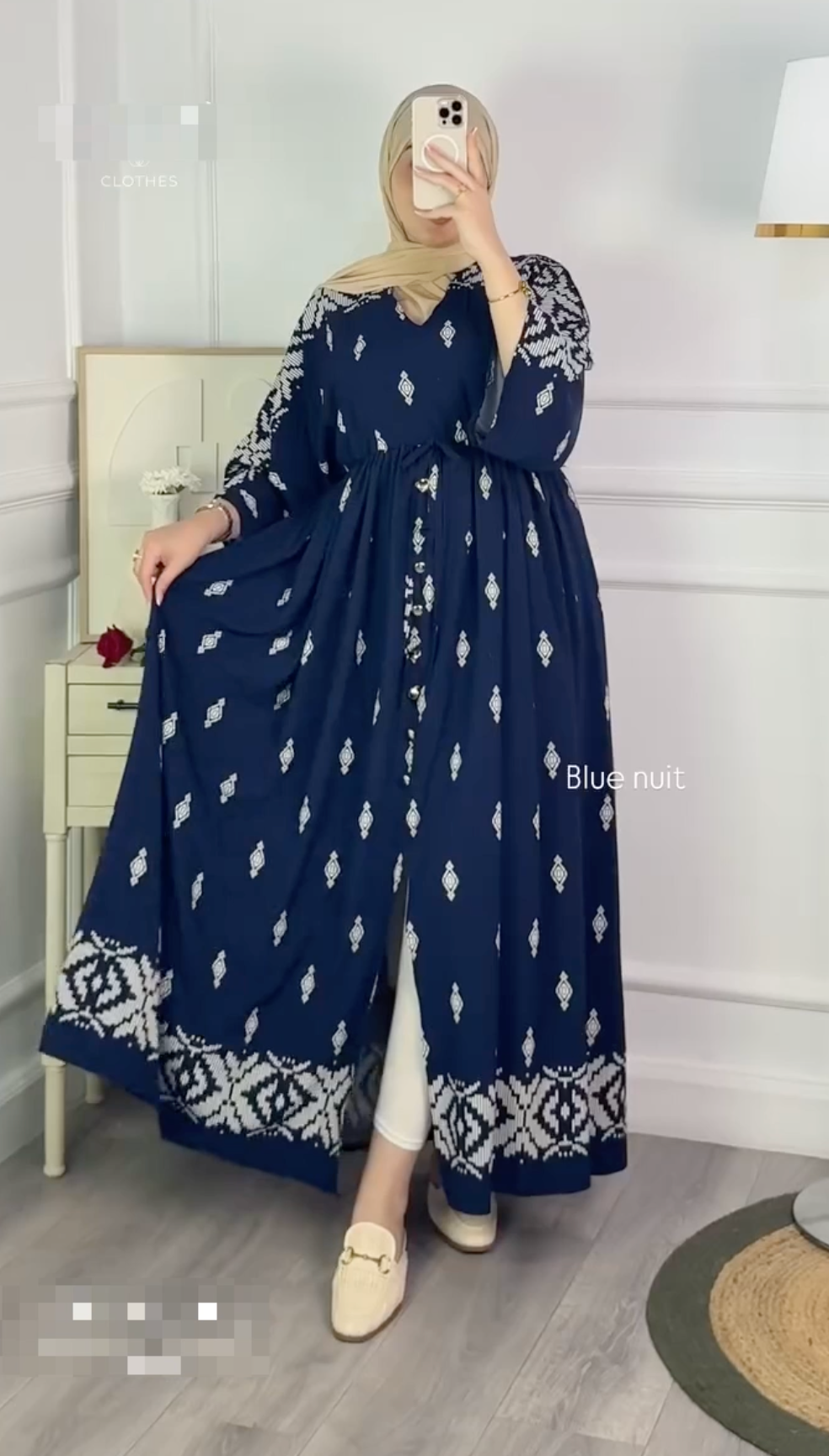 Zarvia Printed Cardigan